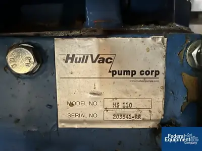 USED Hull 5 HP Hull Vacuum Pump, Model HS110