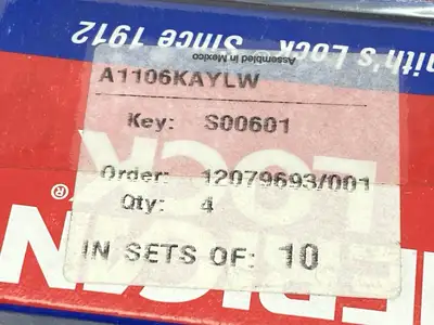 NEW AMERICAN LOCK LOCKOUT PADLOCK YELLOW KEY S00601 LOT OF 10