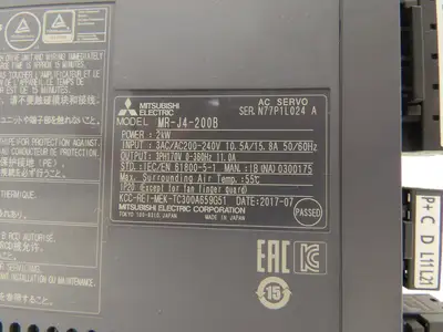 Mitsubishi MR-J4-200B AC Servo Drive 2kW 200-240V 3Ph MELSERVO J4