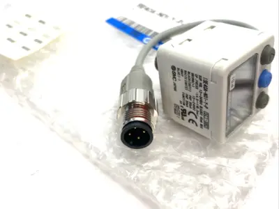 New | in-Stock SMC Digital Pressure Switch 1/8" NPT, M12 4-Pin Connection Pressure Switches Michigan US | Maverick Industrial Sales #1427073