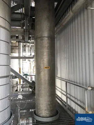 USED Atlas Industrial Manufacturing 2,122 Sq Ft Atlas Heat Exchanger, 316L S/S, 102/102#
