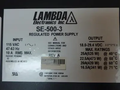 USED LAMBDA SE-500-3