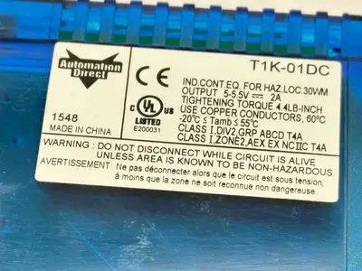 Used AUTOMATIONDIRECT TERMINATOR I/O DC POWER SUPPLY DC Power Supplies | Maverick Industrial Sales #1116307