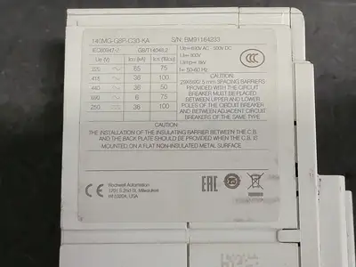 NEW ALLEN-BRADLEY 140MG-G8P-B70