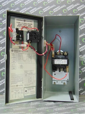 General Electric CR360L 300-Line Control 30 Amp Lighting Contactor Assembly Used