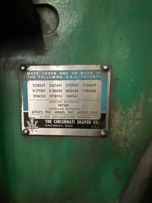 USED 1964 CINCINNATI 400H12