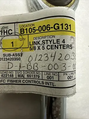 Used FISHER F1518199012 Pump & Valve Parts Ohio US | Surplus Asset Holdings #1248056