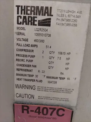 USED THERMAL CARE LAVB14410M PV-13311