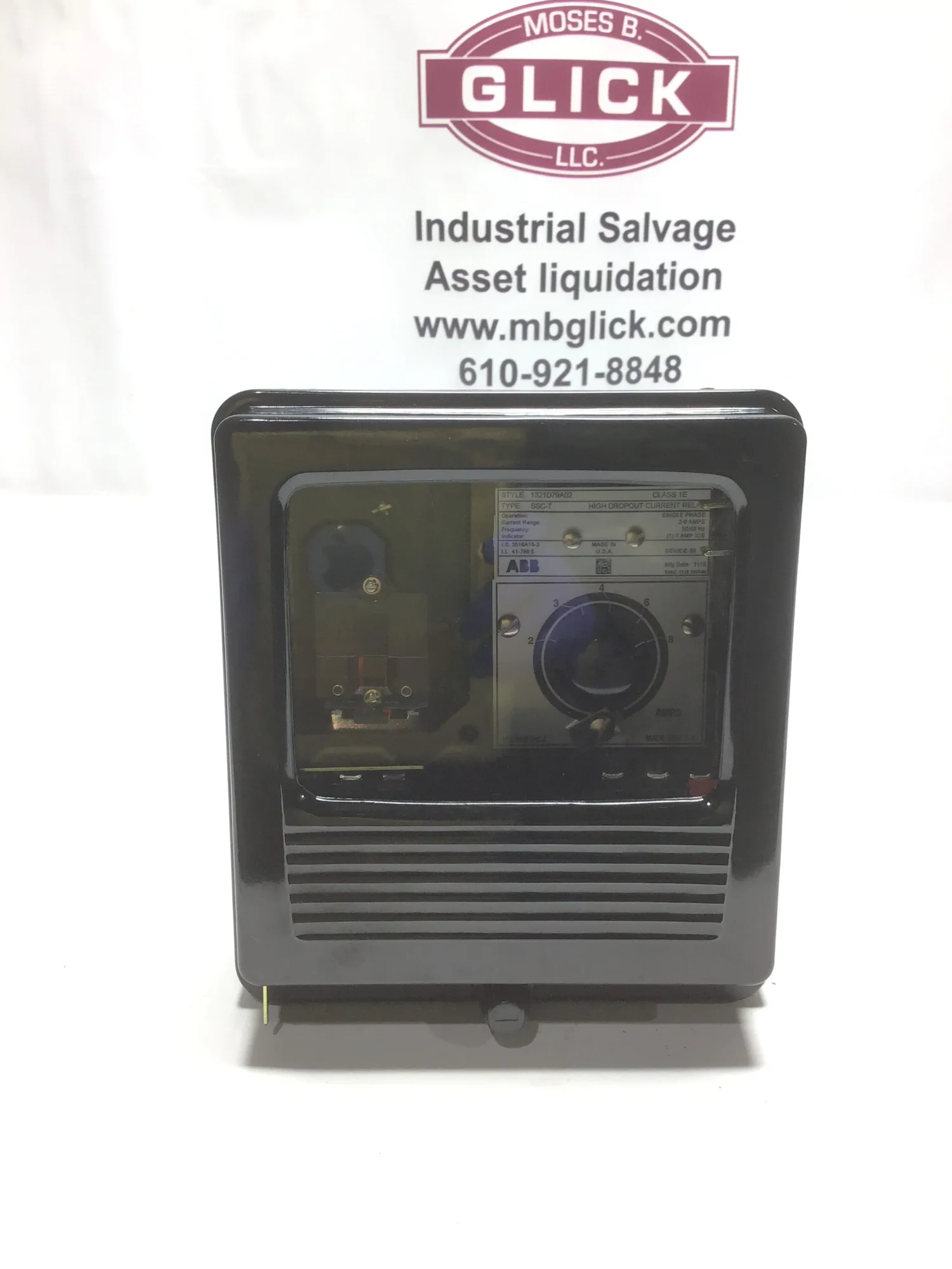 ABB 1321D79A16 SSC-T HIGH DROPOUT CURRENT RELAY