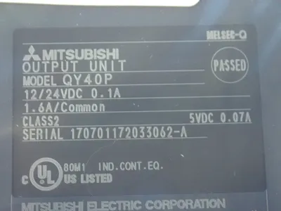 New | in-Stock MITSUBISHI ELECTRIC QY40P Input / Output Modules Ohio US | HGR 24 #751777