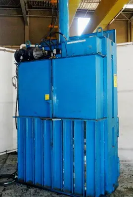ADVANCED RECYCLING MODEL BR-9000 VERTICAL HYDRAULIC BALER