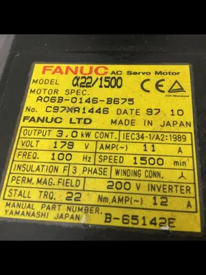 USED FANUC A06B-0146-B675