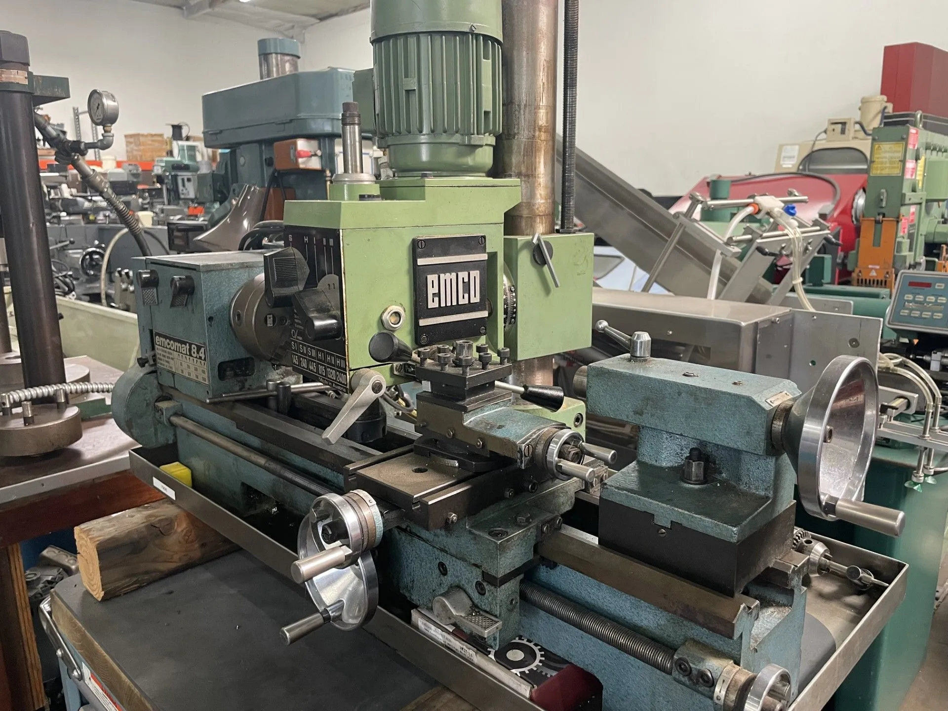 Used EMCO Emcomat 8.4 Precision Lathes California US | Wheeler Machinery Sales #220954