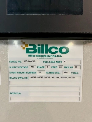 Billco Flat Glass Washing and Drying Machine