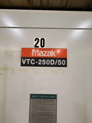 Used 2006 MAZAK VTC250D/50 Vertical Machining Centers Wisconsin US | Revelation Machinery #1404125