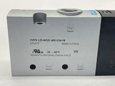 VUVS-L25-M32C-MD-G14-F8-1C1, 575477 | Festo VUVS-L25-M32C-MD-G14-F8-1C1 Pneumatic Solenoid Valve 575477 - New Other