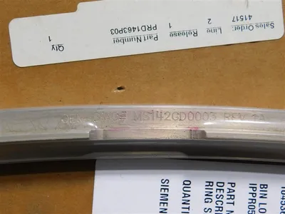 Siemens MS142GD0003 Sealing Ring Assembly Rev. 1A 104536 New