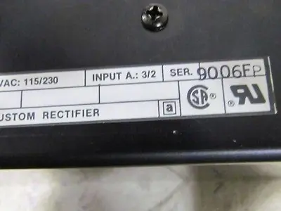 EGS Sola Hevi-Duty Power Supply 86-05-325 5V AT 25A