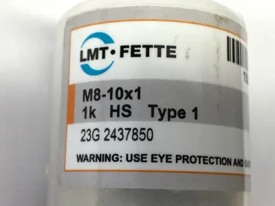 NEW LMT FETTE EVOLINE THREAD ROLLING INSERTS M8-10X1 1K HS TYPE 1