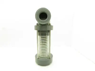 Plast-o-matic ES200B-NC 2" Shutoff Valve PVC Spring Return NC Pneumatic Powered