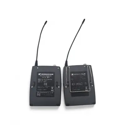 Sennheiser EW 100 G2 wireless bodypack transmitter.