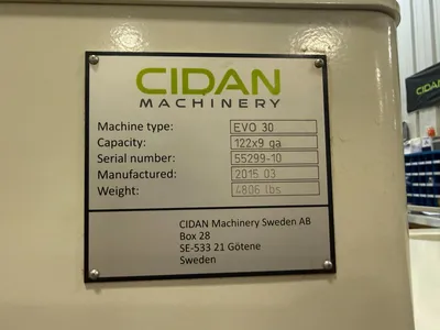2015 CIDAN EVO DUO 30 Power Squaring Shears (Gauge) | CIDAN (12)
