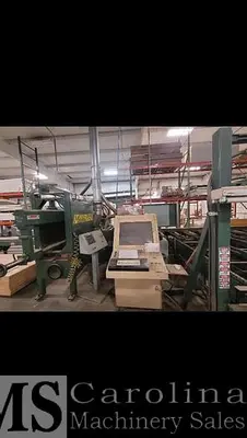 USED MEREEN JOHNSON 424DC/SR4 GANG RIP SAW WITH AUTOMATED INFEED