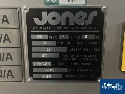 USED JONES Jones/IKWA Horizontal Cartoner, Model SC-4
