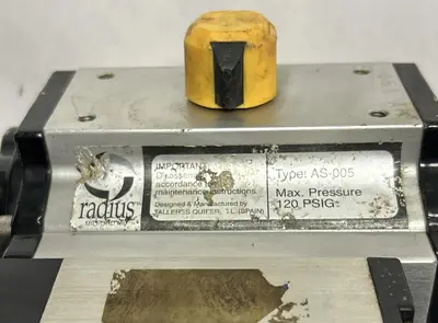 Used RADIUS AS-005 Rotary Actuators Ohio US | Surplus Asset Holdings #1246185