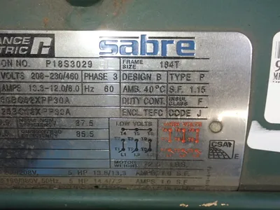 Used RELIANCE ELECTRIC P18S3029 Motors (misc) Ohio US | HGR 24 #821323