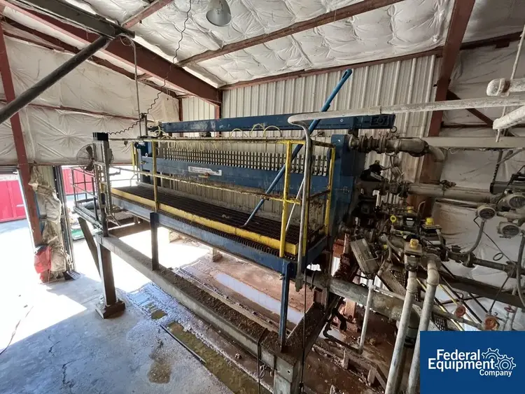 Used Durco 47.24" (1200 MM) Durco Filter Press, Model EPMM1200/32-52 Filter Presses Ohio US | Federal Equipment Company #130249