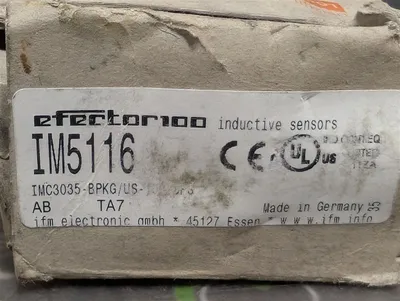 ifm IM5116 efector100 Inductive Proximity Sensor New NIB
