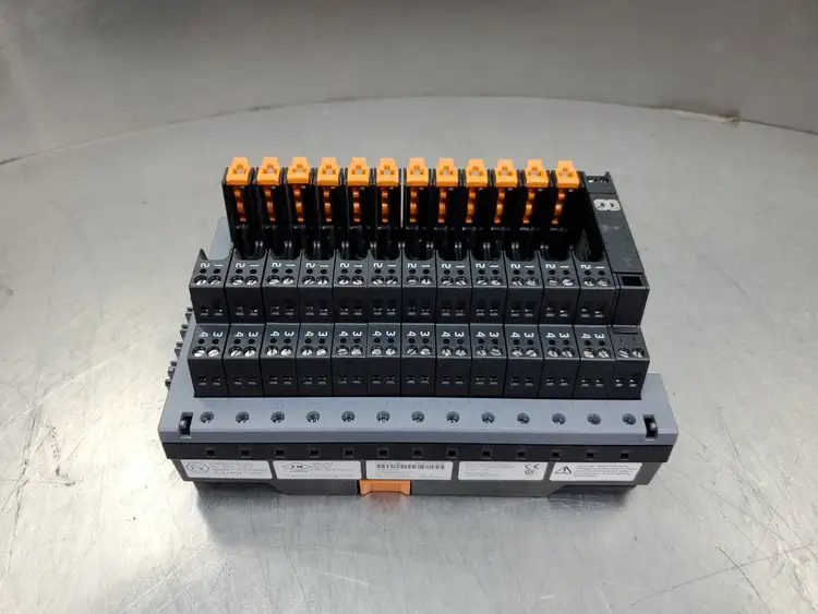 Used Emerson KL4201X1-BA1 REV F CHARM BASEPLATE UNIT PLC Input & Output | Palmetto Automation #1148783