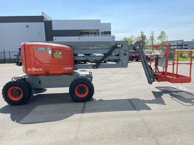 Used 2014 SKYJACK SJ46 AJ ARTICULATING BOOM LIFT Articulating Boom Lifts Alberta CA | Adcock Equipment #1418162