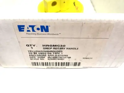USED EATON UNSHROUDED YELLOW GMCP ROTARY HANDLE TYPE 1 8703C76G07