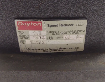 USED Dayton 3GD57