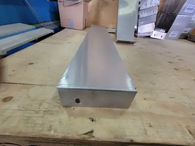 2 Hole, 2-1/4" Blind End Cable Tray