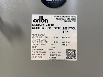 USED ORION HPD