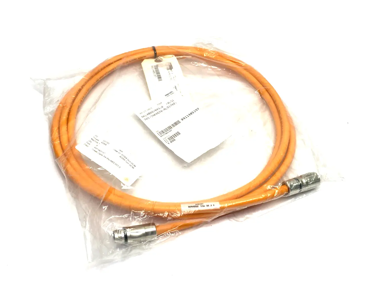 USED BOSCH REXROTH POWER CABLE 3M (RLS1701-INK0670-RLS1702)RKL4802/003,0