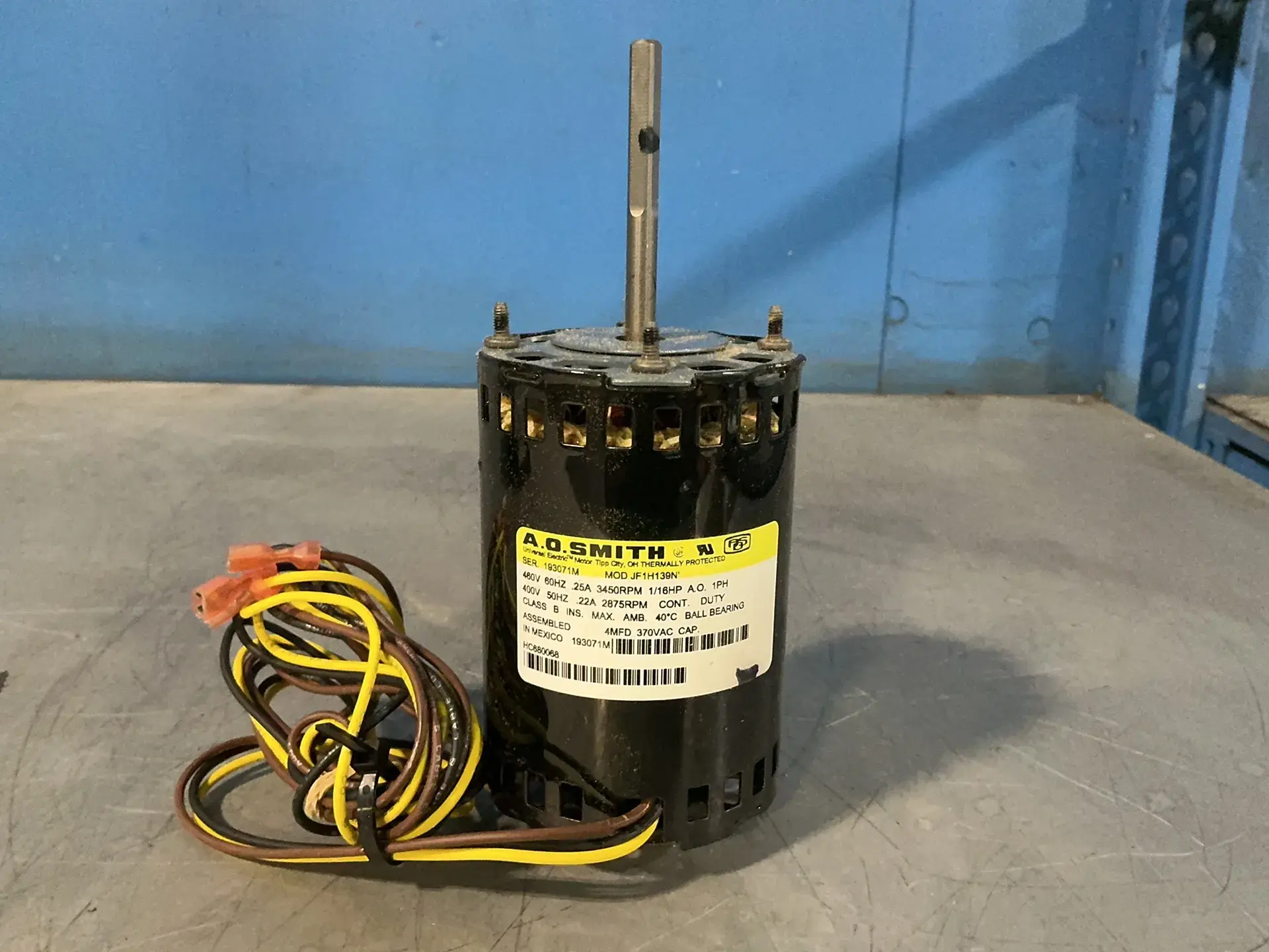 Used A.O. SMITH JF1H139N Motors (misc) Ohio US | HGR 24 #1556812