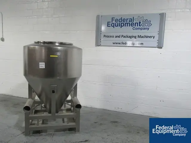 Used L.B. Bohle 1,200 Liter LB Bohle Bin, Model MCL1200S, S/S Bins Ohio US | Federal Equipment Company #125839