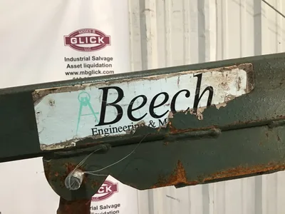 Beech B-10000W Reverse Boom Hoist Crane 1615-lb Lift Counterweighted