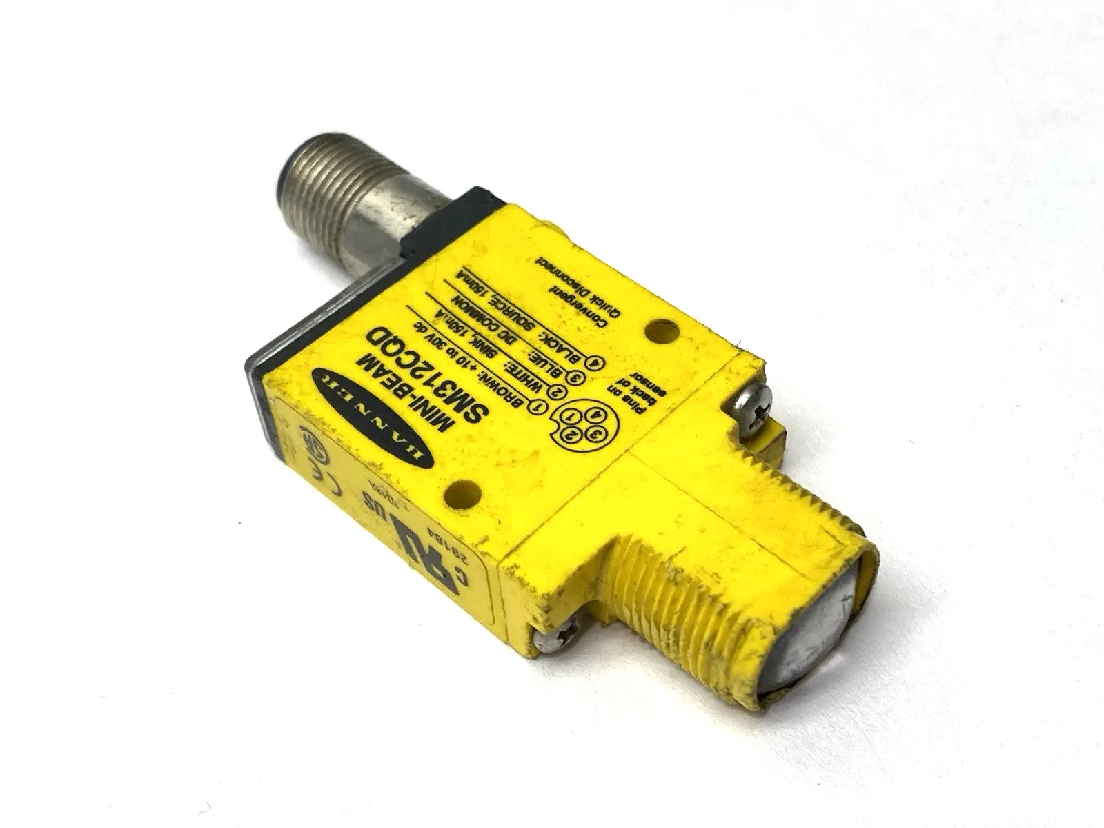 USED BANNER MINI-BEAM PHOTOELECTRIC SENSOR 4-PIN M12 29184
