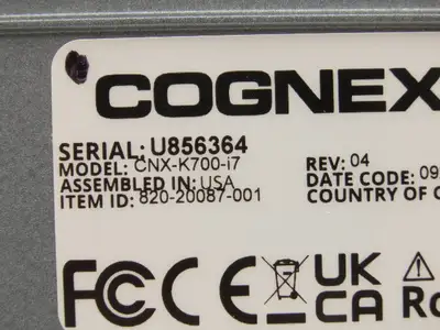 Cognex CNX-K700-i7 Rev 04 Barcode Scanner Controller Computer 20VDC