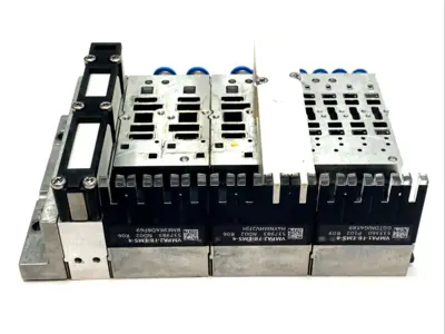 USED FESTO ELECTRONICS MODULE W/ 530411 MANIFOLD 533353