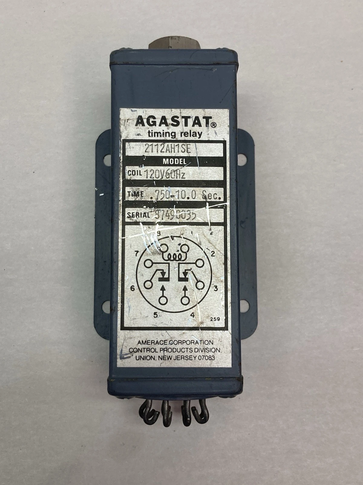 Used AGASTAT 2112AH1SE Miscellaneous Equipment (Electrical & Power) Ohio US | Surplus Asset Holdings #1507096