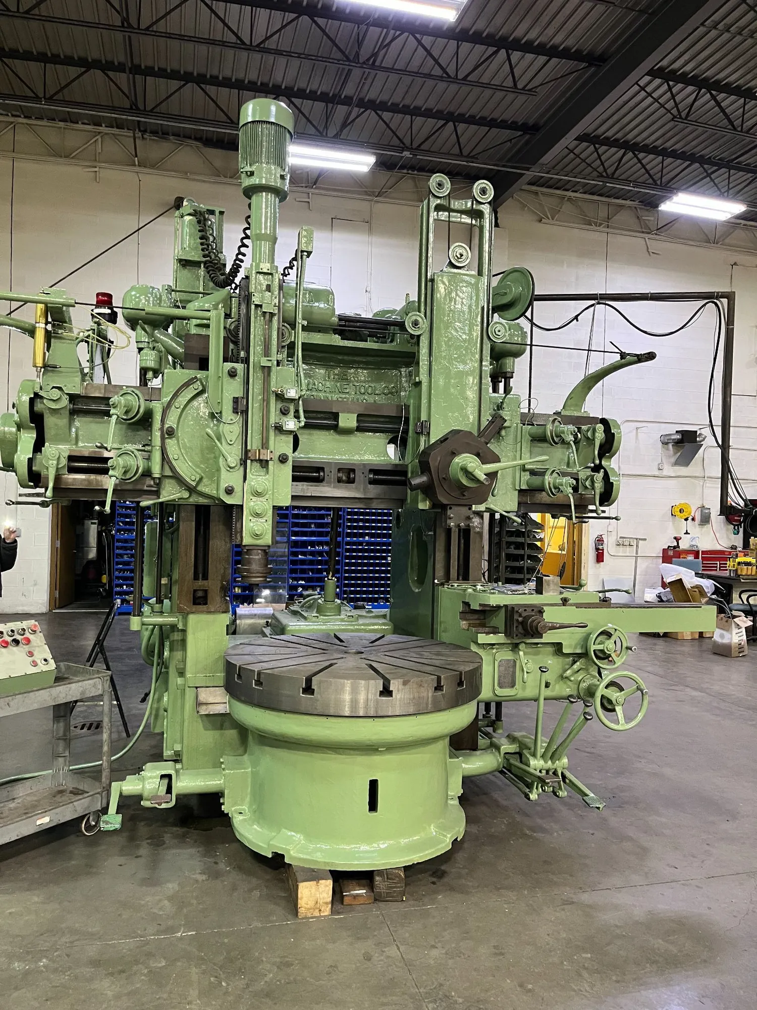 USED KING 52" VERTICAL BORING MILL