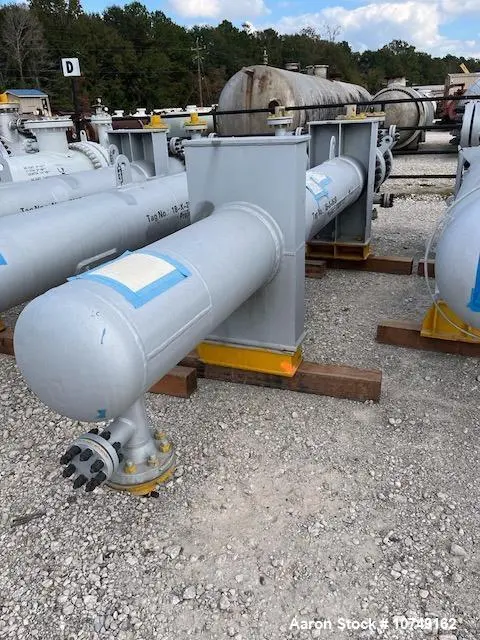 Used Wuxi Chemical Equipment 333 Sq Ft Shell & Tube Heat Exchanger, Duplex 2205, 2023