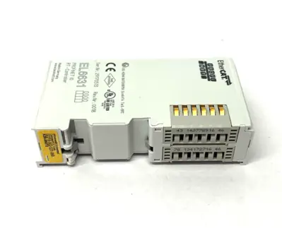 Used Beckhoff EtherCAT 2-Port Communication Interface, PROFINET RT Controller PLC Processors Michigan US | Maverick Industrial Sales #1398866