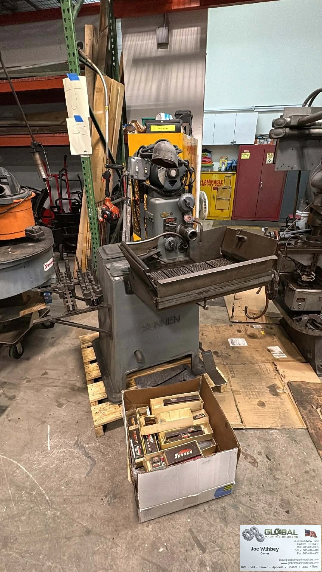 Sunnen MBB-1290D Precision Honing Machine w/ Mandrels and Tooling